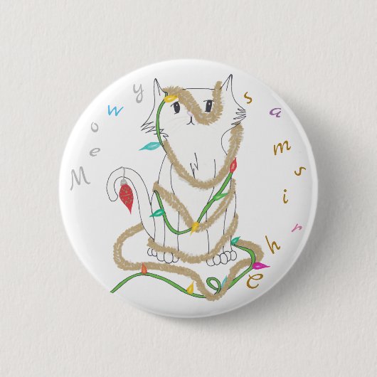 Chrismasの混乱 缶バッジ (正面)