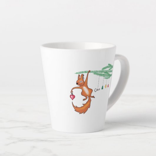 Chrismas Mug Weihnachten Kaffeetasse Comic カフェラテマグ (右アングル)