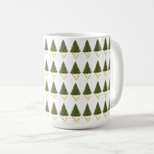 chrismas tree Mug コーヒーマグカップ (正面右)