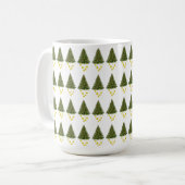 chrismas tree Mug コーヒーマグカップ (正面左)