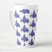 chrismast style  latte mug  カフェラテマグ (左アングル)