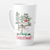 chrismast style  latte mug  カフェラテマグ (左アングル)