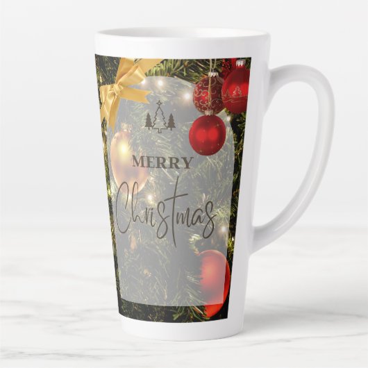 chrismast style latte mug カフェラテマグ (右)