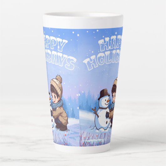 chrismast style  latte mug  カフェラテマグ (正面)