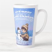 chrismast style  latte mug  カフェラテマグ (右)