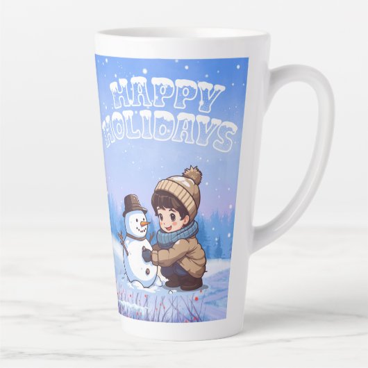 chrismast style  latte mug  カフェラテマグ (右)