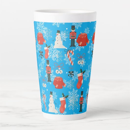 chrismast style  latte mug  カフェラテマグ (正面)