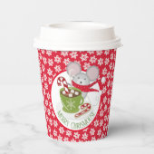 ChrisMouse Snow Flakes Paper cup 紙コップ (裏面)