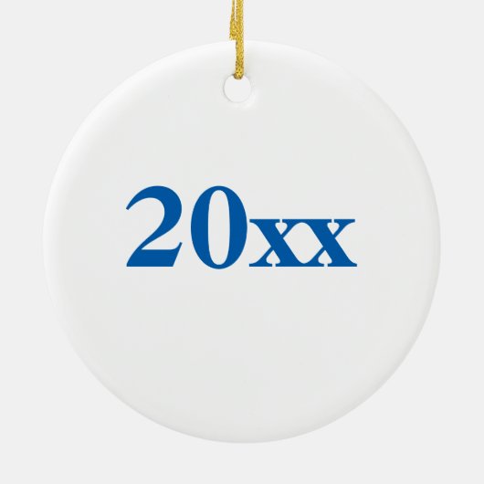 Chrismukkah牛クリスマスのオーナメントはそれをカスタマイズ! セラミックオーナメント (裏面)