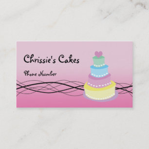 Chrissieのケーキの名刺 名刺
