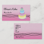 Chrissieのケーキの名刺 名刺 (正面/裏面)