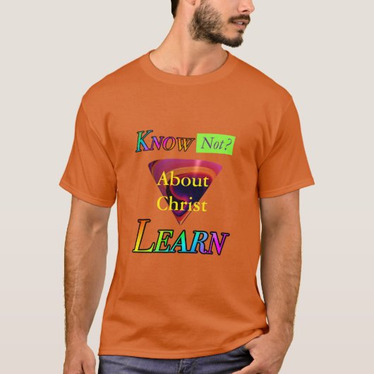 CHRIST 学 Orange TShirtについて Tシャツ (正面)