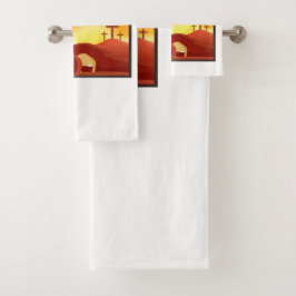 Christ Acronym Bath Towel Set バスタオルセット