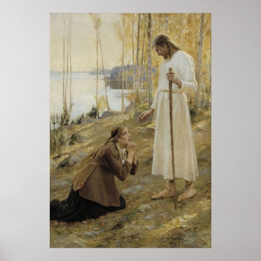 Christ and Mary Magdalene in Finnish Countryside ポスター (正面)