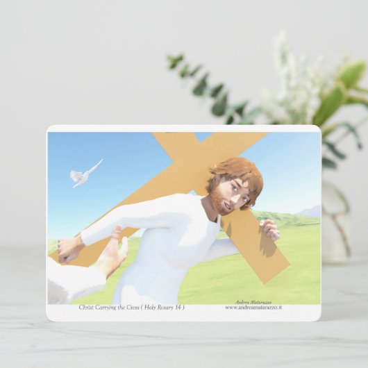 Christ carrying the Cross  招待状 (スタンド正面)