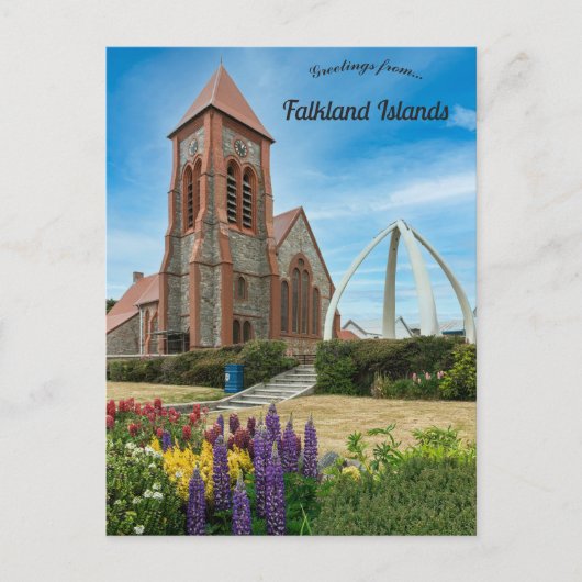 Christ Church Cathedral Stanley Falkland Islands ポストカード (正面)