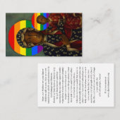 Christ Church Rainbow Madonna Card 名刺 (正面/裏面)