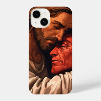 Christ Comforting Lucifer iPhone case iPhone 14ケース