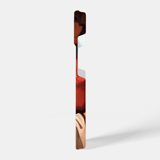 Christ Comforting Lucifer iPhone case iPhoneケース (左側面)