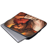 Christ Comforting Lucifer Laptop Case ラップトップスリーブ (正面下部)