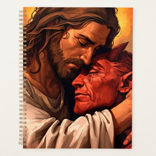 Christ Comforting Lucifer Planner プランナー手帳 (正面)