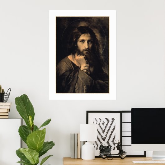 Christ Devotional Image ポスター (ホームオフィス)