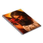 Christ Embracing Lucifer Notebook ノートブック (右側)