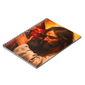 Christ Embracing Lucifer Notebook ノートブック (左側)