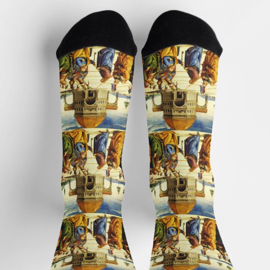 Christ Giving the Keys to Saint Peter ソックス (上部)