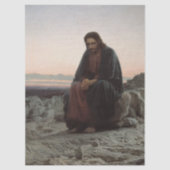 Christ in the Desert by Ivan Kramskoy  薄葉紙 (正面)