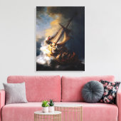 Christ in the Storm on the Sea of Galilee, 1633 キャンバスプリント (インサイチュ (リビング))