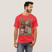 Christ Is Coming Are You Swallowing Funny Offensiv Tシャツ (正面フル)
