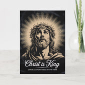 Christ Is King Cancel Culture Failed Easter Card  カード (正面)