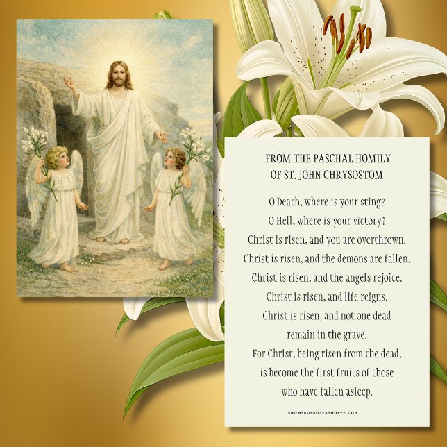 Christ Is Risen Catholic Easter Paschal Prayer (クリエイターアップロード済み)