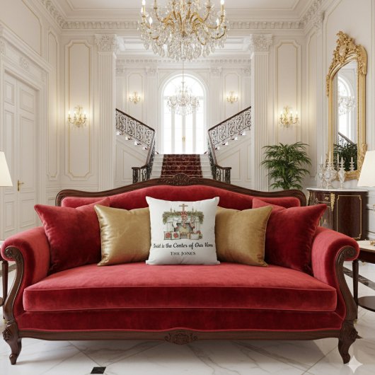 Christ is the Center Christmas クッション