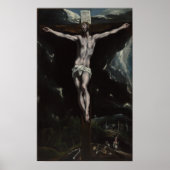 Christ on the Cross by El Greco ポスター (正面)