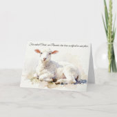 Christ Our Passover: Christian Passover card カード (正面)