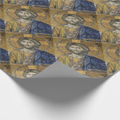 Christ Pantocrator Mosiac Iconic Religious Roman A ラッピングペーパー (角)
