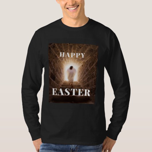 Christ Resurrected Happy Easter Tシャツ (正面)