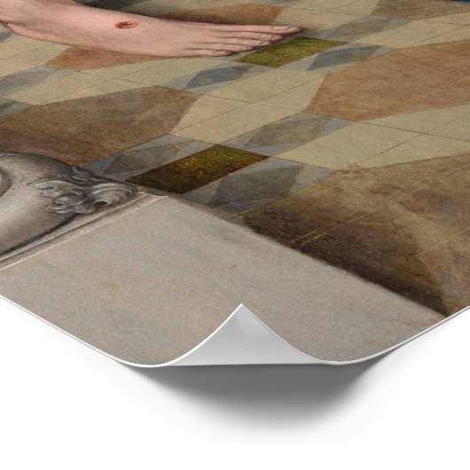 Christ - Rogier van der Weyden Fine Art Poster ポスター (角)