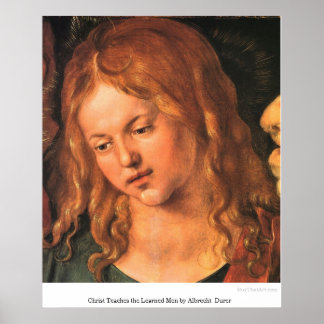 Christ Teaches the Learned Men by Albrecht Durer ポスター