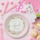 Christ the Lord is Risen | Spring Flowers ペーパープレート (パーティー)