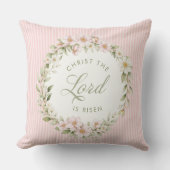 Christ the Lord is Risen | Spring Wreath クッション (正面)