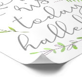 Christ the Lord is Risen Today Easter Wall Art ポスター (角)