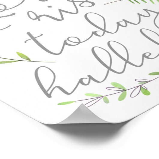 Christ the Lord is Risen Today Easter Wall Art ポスター (角)