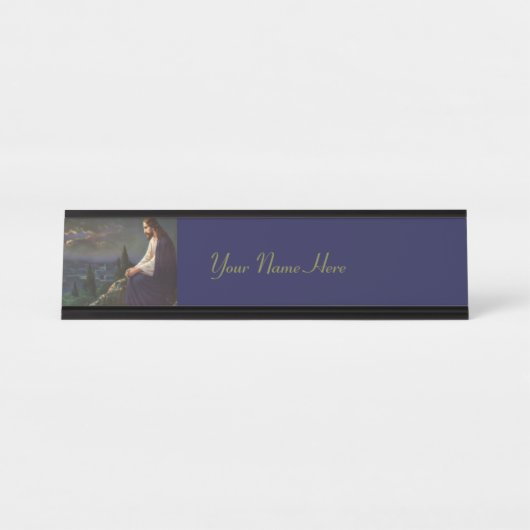 Christ The Redeemer デスクネームプレート (正面)