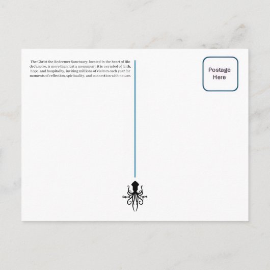 Christ the Redeemer ポストカード (裏面)