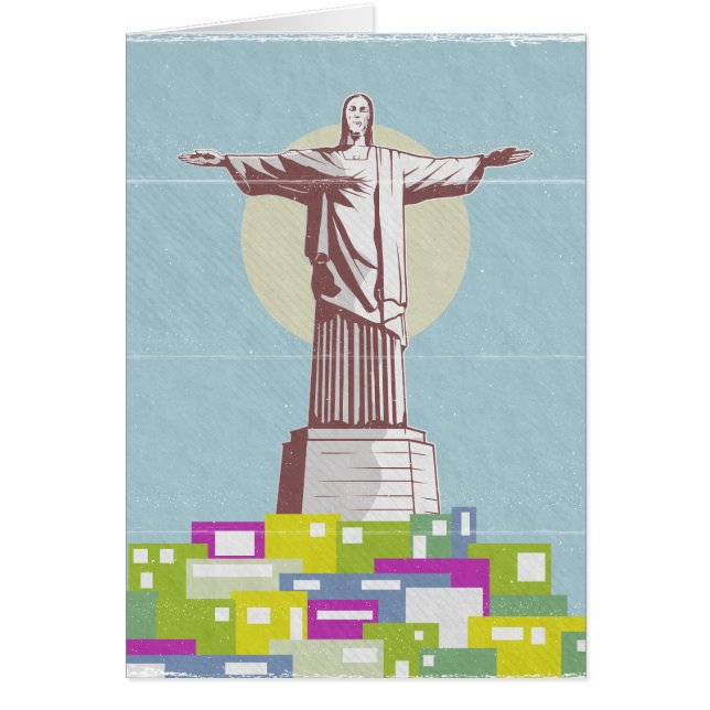 Christ the Redeemer Travel poster Favela (正面)
