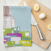 Christ the Redeemer Travel poster Favela キッチンタオル (四つ折り)