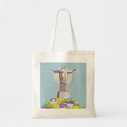 Christ the Redeemer Travel poster Favela トートバッグ (正面)
